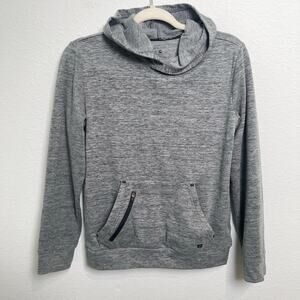 Layer 8 Youth Large 14/16 Gray Performance Hoodie Kids Athletic Pullover